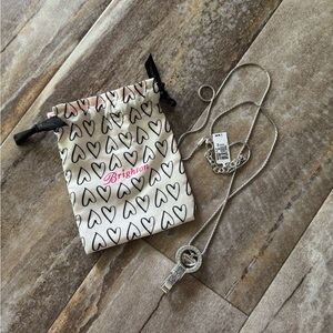 NWT Brighton Silver lanyard